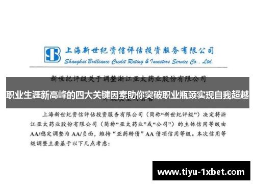 职业生涯新高峰的四大关键因素助你突破职业瓶颈实现自我超越 职业生涯新高峰的四大关键因素助你突破职业瓶颈实现自我超越