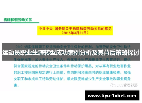 运动员职业生涯转型成功案例分析及其背后策略探讨